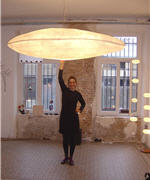 Céline Wright et son luminaire "Cirrus"