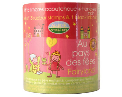 Kit 15 tampons "Au pays des f&eacute;es" de Creavea