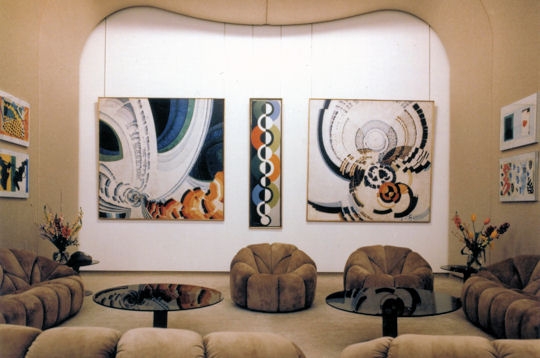 Pierre Paulin : salon de l'Elys�e