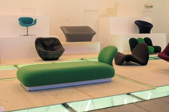 Pierre Paulin : salle d'exposition